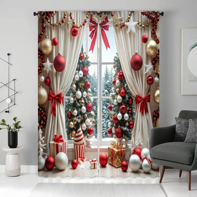 2PCS Impression numérique HD rideau jaune cravate Lune robot guerre Chat décoration de style décoration de maison salon chambre à coucher à travers r W52H63inchW132H160cm gray