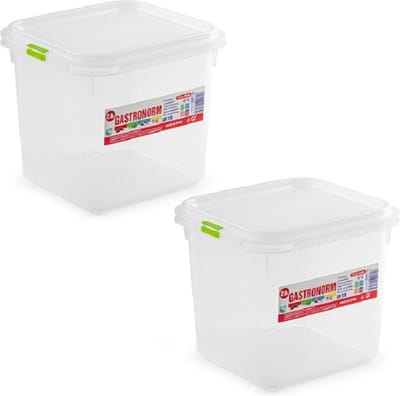 PlasticForte Verhoudbakje - 3x - geschikt voor koelkast en vriezer - 2,6 liter - 16 x 17,8 cm