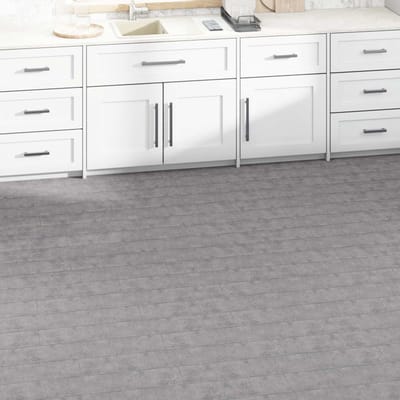 vidaXL - Vloerplanken - Cement - Bruin - 5,02 - m² - 36 - st - PVC