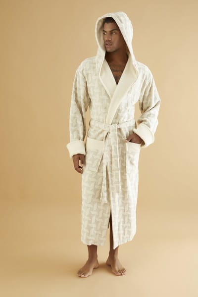 Heren Luxe Badjas Billie/ maat XXXL / 100% Katoen