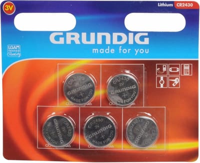 Grundig Knoopcel batterijen - 10x stuks - CR2430 - 3V - knoopcelbatterijen / knoopbatterijen