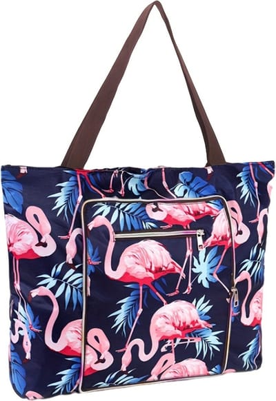 Livano Grote Ibiza Strandtas XL- Campingtas - Zwemtas - Weekendtas - Waterbestendig - Zandbestendig - Flamingo