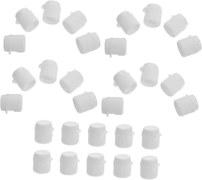 Tandpastatubedoppen - Mini deksels - Reisformaat - Slijtvast kunststof - 30 stuks - Design