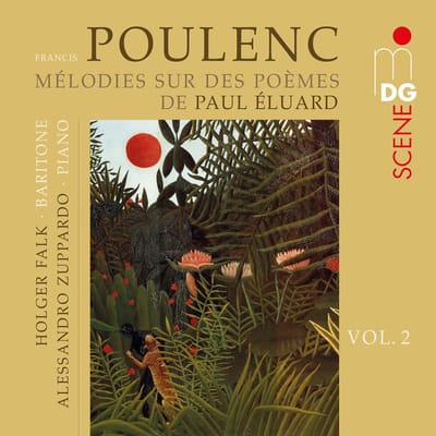 Holger Falk & Alessandro Zuppardo - Poulenc: Mélodies Sur Des Poèmes De Pail Éluard (CD)