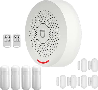 Smart Home Alarm - Beveiligingssysteem Huis - Inbraak Voorkomen - App Controle - 10x10x10 mm - Grijs