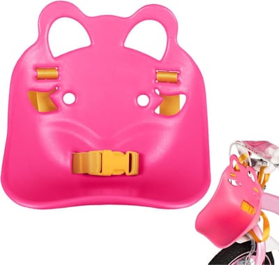 Poppenzitje Fiets - Poppenstoel Accessoire - Buiten Spelen - Inclusief Gordel - 17 x 195 cm - Roze
