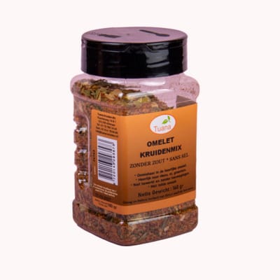 Tuana Kruiden - Omelet Kruidenmix 160g - Strooibus 160g - Tuanashop - MP-O-0002