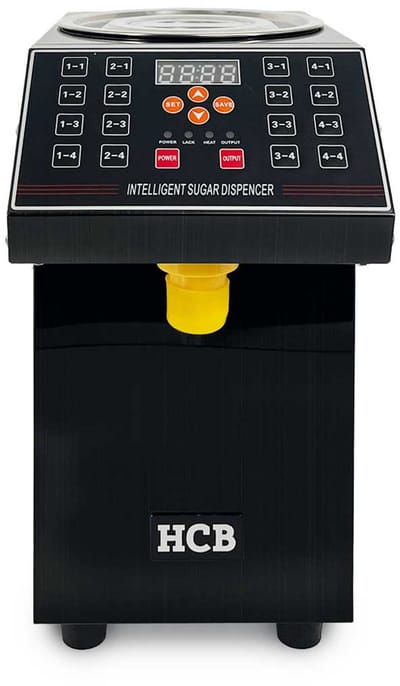HCB® - Fructose dispenser - bubble tea - 16 geheugenknoppen - 7 liter - 230V - 5.50 kg - 1024