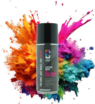 CROP 2K RAL 9005 Ultra Mat Zwart spuitbus 400ml