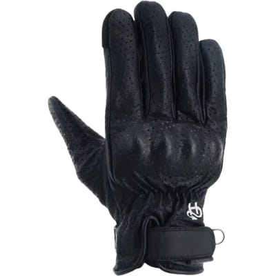 Helstons Wave Air Leren Handschoenen Zwart XL Man