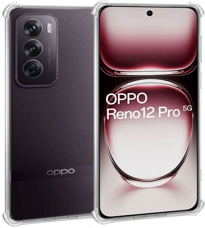 Geschikt voor OPPO Reno 12 - Hoesje - Shock Proof Case – Cover Transparant