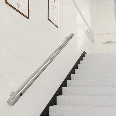 Trapleuning RVS - Steunbeugel - Veilig Traplopen - Duurzaam Metaal - 30cm