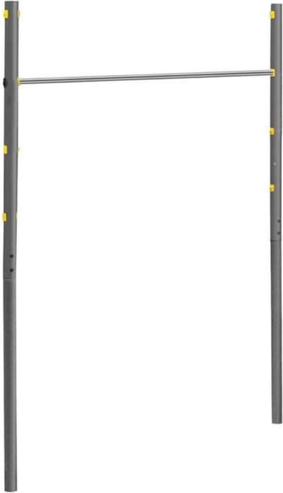 White-Label® Turnrek - Rekstok - Duikelrek - Tuinrek - Grijs