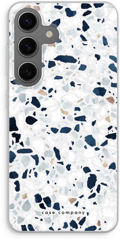 Case Company® - Hoesje geschikt voor Samsung Galaxy S24 hoesje - Terrazzo N°1 - Soft Cover Telefoonhoesje - Bescherming aan alle Kanten en Schermrand