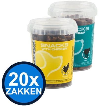 20x Euro-Premium - Snack Kip - Hondenvoer Snacks - 300 g