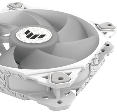 ASUS TUF GAMING TF120 Wit ARGB 3IN1 - Case ventilator - 120mm - Wit met RGB-licht - 29 dBA