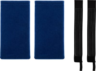Chillaxy - Hoes icepack - Hoes voor Hot Coldpack - 2 Hoezen met elastische banden - 12x29cm
