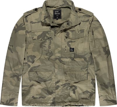 Vintage Industries Overgangsjas Parka Cranford -jas Desert