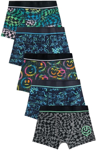 Next - Jongens - Set van 5 boxershorts - Blauw
