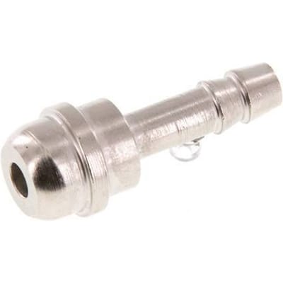 6 mm vernikkeld Messing Slangpilaar zonder Wartelmoer (G3/8'') 14.5mm [5 Stuks]