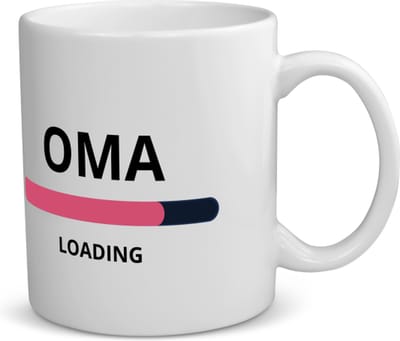 Akyol - oma loading koffiemok - theemok - Oma - ochtendkoffie laden - verjaardagscadeau - verjaardag - cadeau - cadeautje voor oma - oma artikelen - kado - geschenk - gift - 350 ML inhoud