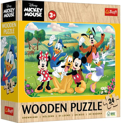 Trefl houten puzzel - Disney Mickey Mouse en Friends - 24 stukjes FSC.