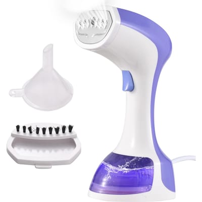 Reisstomer voor kleding Draagbare kledingstomer 1100W kledingstomer Draagbare kledingstomer EU Plug paars