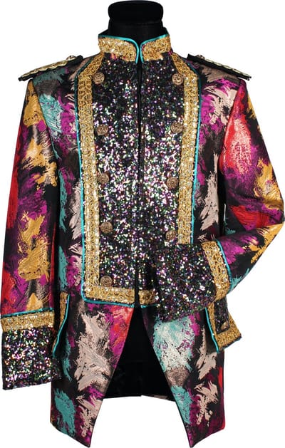 Carnavalsjas Heren - Global Paint - Carnaval - Verkleedkleren Mannen - Mix Van Kleuren - Luxe - Maat L