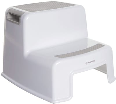 Dreambaby 2-Up opstapje – dubbel opstapje met antislip – grijs/wit