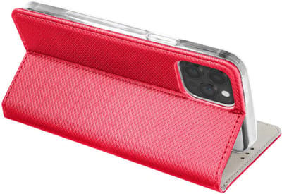 Jaym, Hoesje geschikt pour Geschikt voor Apple iPhone 15 Pro - Magnetisch Folio met Standaard, Rood