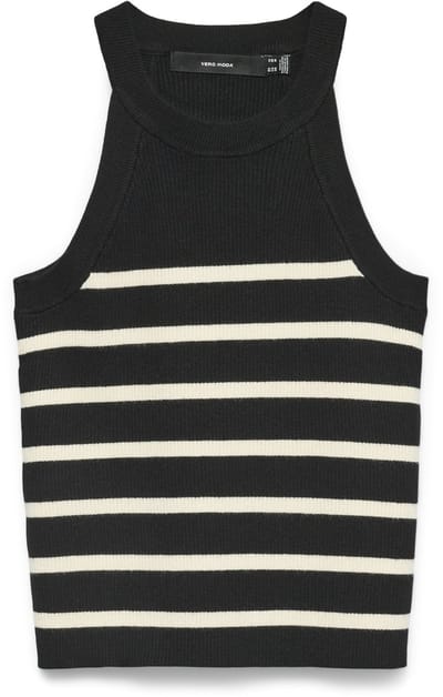 VERO MODA - VMSABA RIB SL O-NECK TOP GA NOOS - Dames - Gebreide truien
