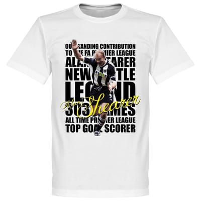 Shearer Legend T-Shirt - Wit  - 5XL