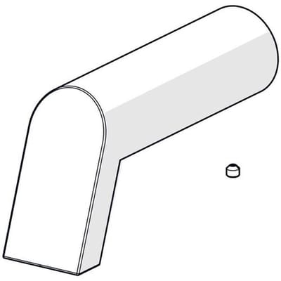 Hansa replacement spout, complete 16 cm 59913174