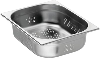GN-bak | 1/2 GN | 10cm hoog | geperforeerd | Bartscher | A102100