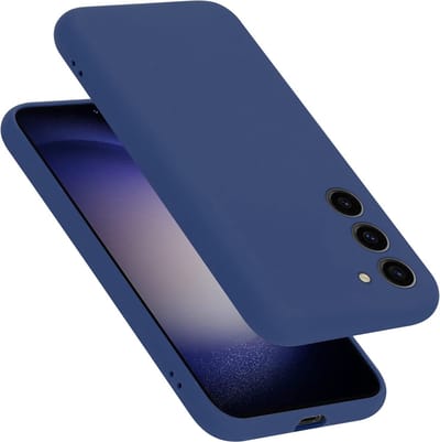 Cadorabo Hoesje geschikt voor Samsung Galaxy S23 in LIQUID BLAUW - Beschermhoes gemaakt van flexibel TPU silicone Case Cover