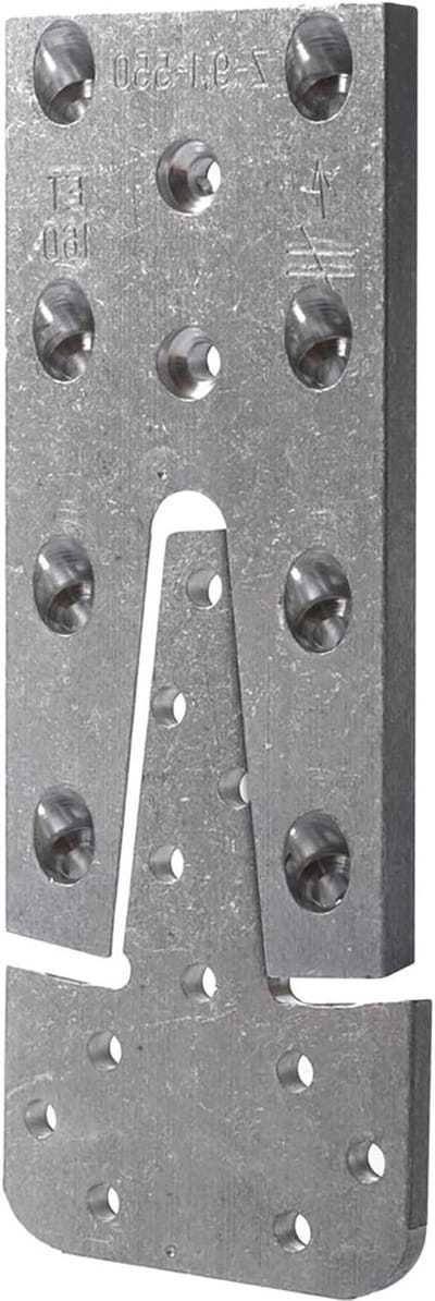 Houtverbinder - Steunbeugel - Houten constructies - Met goedkeuring - 168 mm hoog - Aluminium