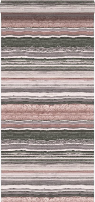 Origin Wallcoverings behang gelaagd marmer steen kwartsroze - 337237 - 53 cm x 10,05 m