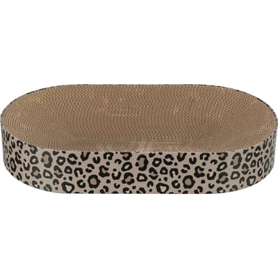 Trixie krabmat / mand leo karton met kattenkruid / catnip bruin