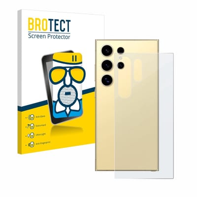 BROTECT - Screenprotector voor Samsung Galaxy S24 Ultra (Achterkant) - Folie Beschermfolie Beschermglas matte