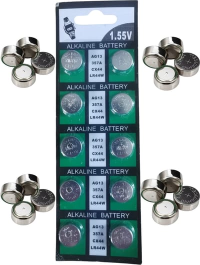 Batterijen AG13 - Blisterverpakking - 10 stuks - Goed tot 31-12-2030