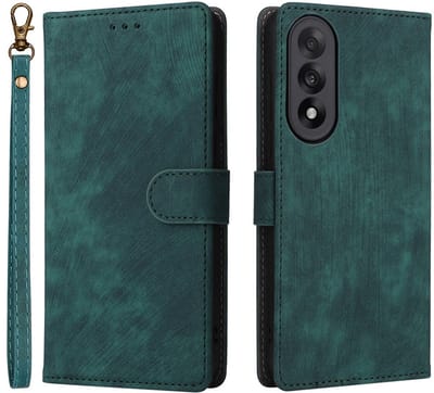 Coverup Hoesje - Geschikt voor OnePlus Nord 5 Hoesje - Coverup Book Case met Koord - Groen