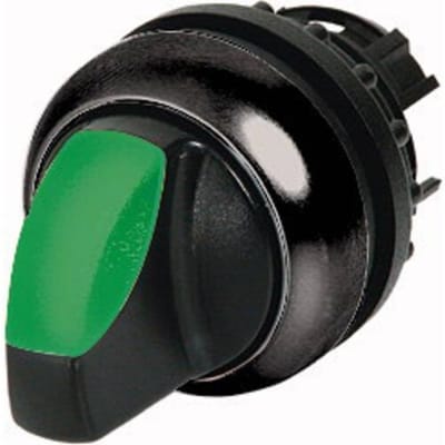 Eaton 216838 M22S-WLK3-G Keuzetoets Kunststof frontring Knevel Zwart 1 stuk(s) Piece