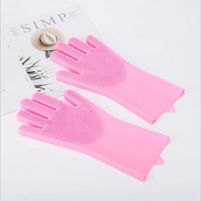 Badkamer Hond Katten Badborstel Massage Handschoenen Zachte rubberen kam Huisdieraccessoires voor katten Douche Reinigingsgereedschap Leveranciers roze