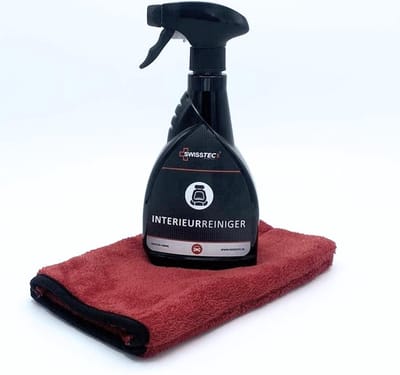SwissTec-Interieurreiniger-inhoud: 500 ml - nu samen met handige microfiber handschoen- Top kwaliteit uit Nederland.