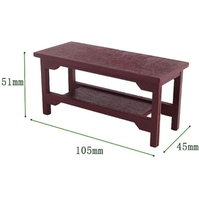 1:12 Mini Poppenhuis Meubels Miniatuur Houten Theetafel Woonkamer Poppenhuis Accessoires Kind Doe-alsof Spel Duurzaam Speelgoed