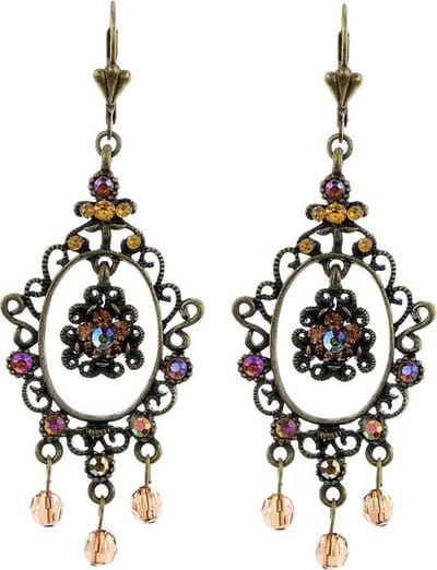 Behave - Oorhangers dames - Vintage bloem stijl - Retro avondlook