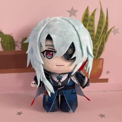 20CM Anaxa Pluche Pop Honkai: Star Rail Anaxagoras Schattig Zacht Knuffel Cosplay Speelgoed Voor Game Fans 20cm white