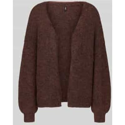 Regular fit gebreid jack met wol model 'NELLIE'