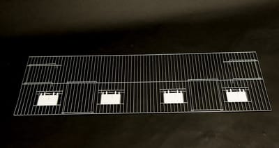 Voorfront 80 x 30 cm met nestdeuren - Voorfronten - Voorfront 30cm hoog - Kooien