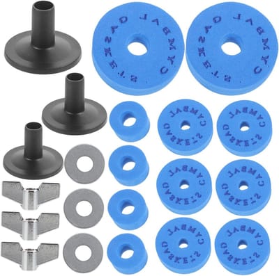 Drumstel Accessoires - Percussie Onderdelen - Bescherming Cimbalen - Niet-werpend Eva Materiaal - 1 Set - Blauw